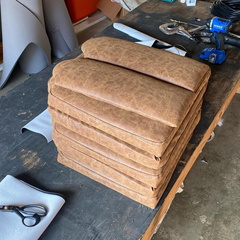 leather dining cushions